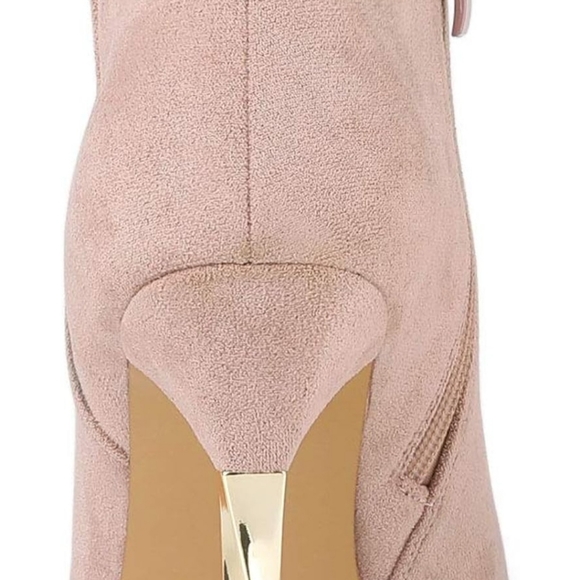 NEW Faux suede Ankle boots 7.5 - Picture 4 of 7